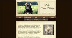 Desktop Screenshot of dolcefrenchbulldogs.com